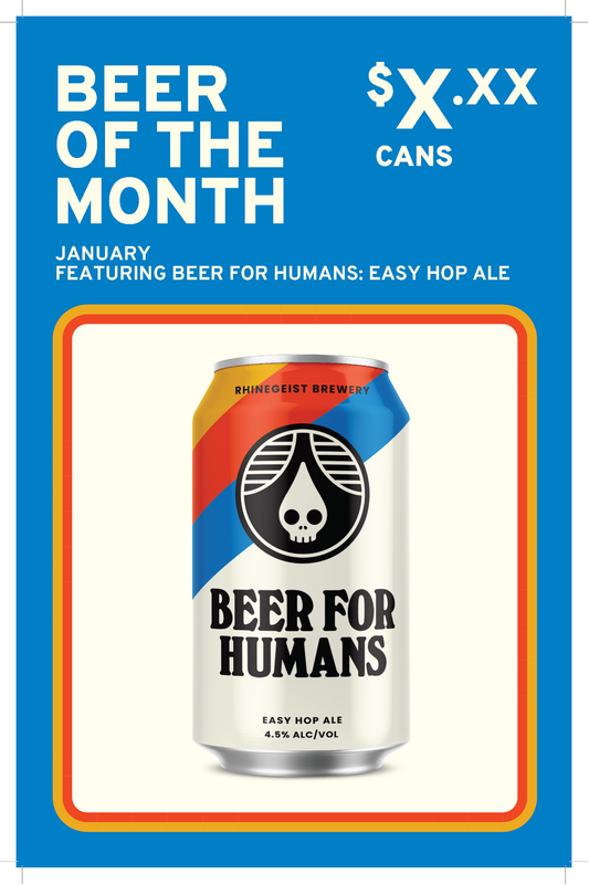 Posters - On Premise Posters Can - Editable - Beer for Humans - Easy Hop Ale
