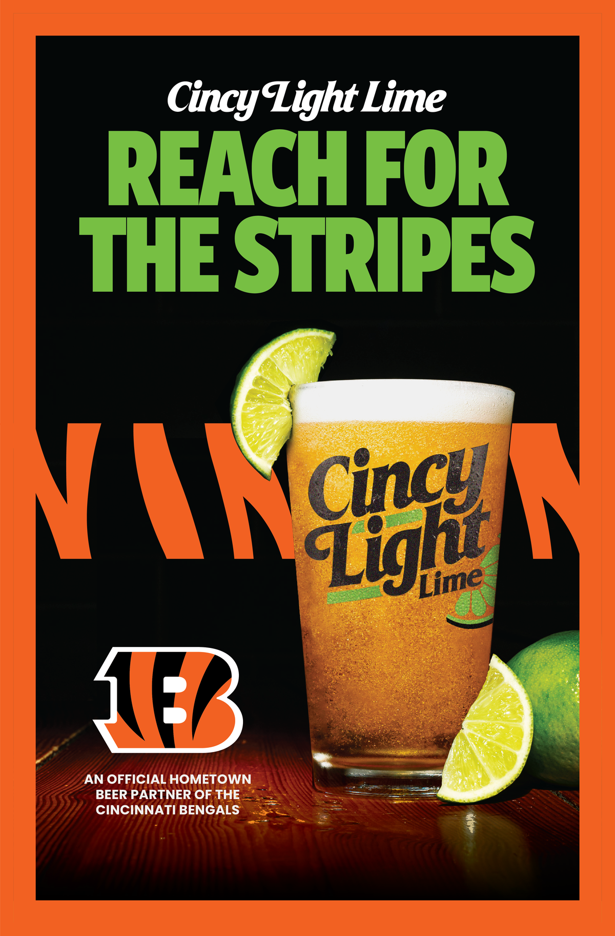 Posters - Cincy Light Lime x Bengals