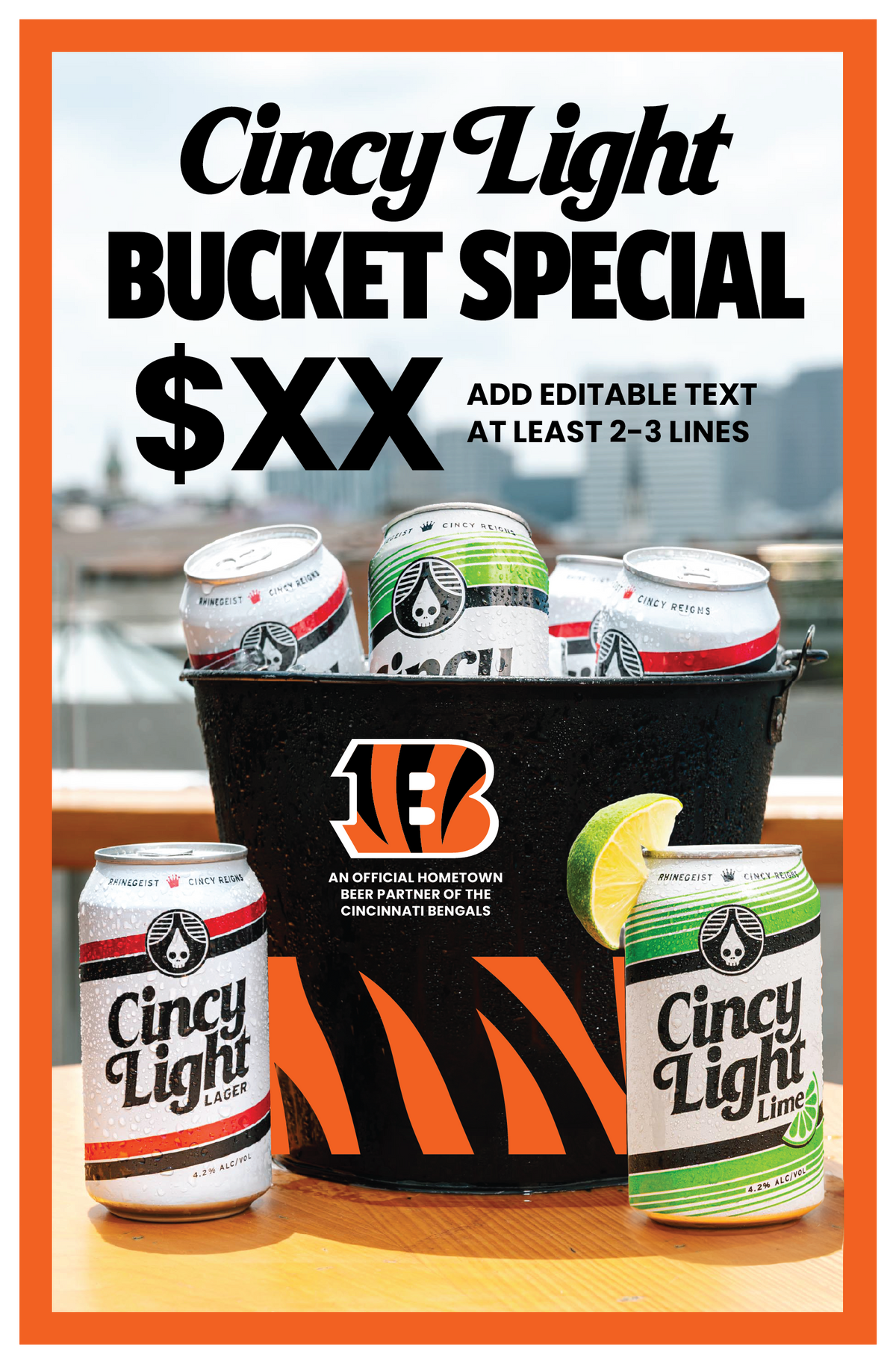 Posters - Cincy Light & Cincy Light Lime x Bengals