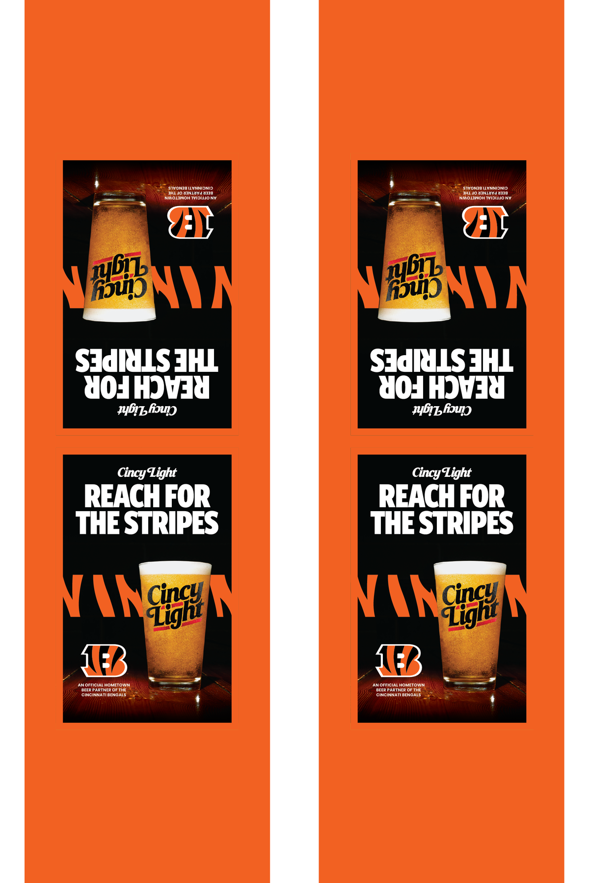 Signage - Table Tents - Cincy Light x Bengals