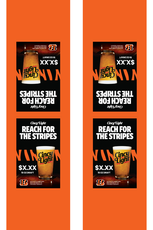 Signage - Table Tents - Cincy Light x Bengals