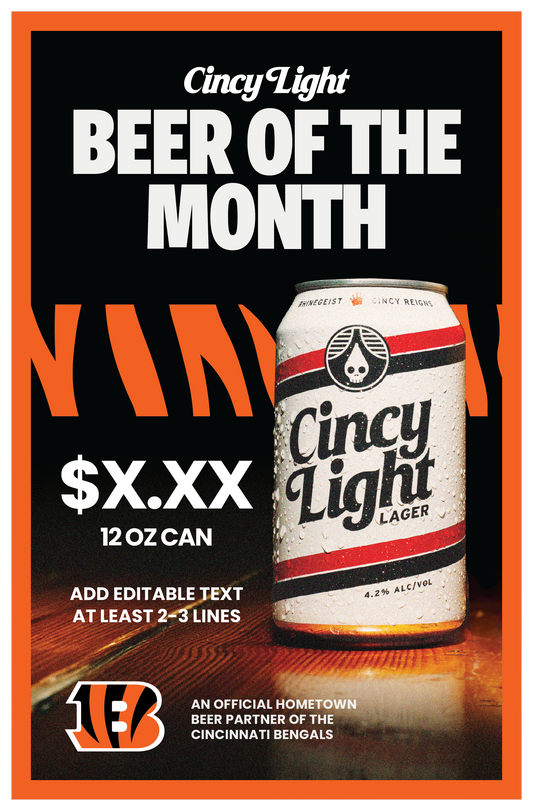 Posters - Cincy Light x Bengals