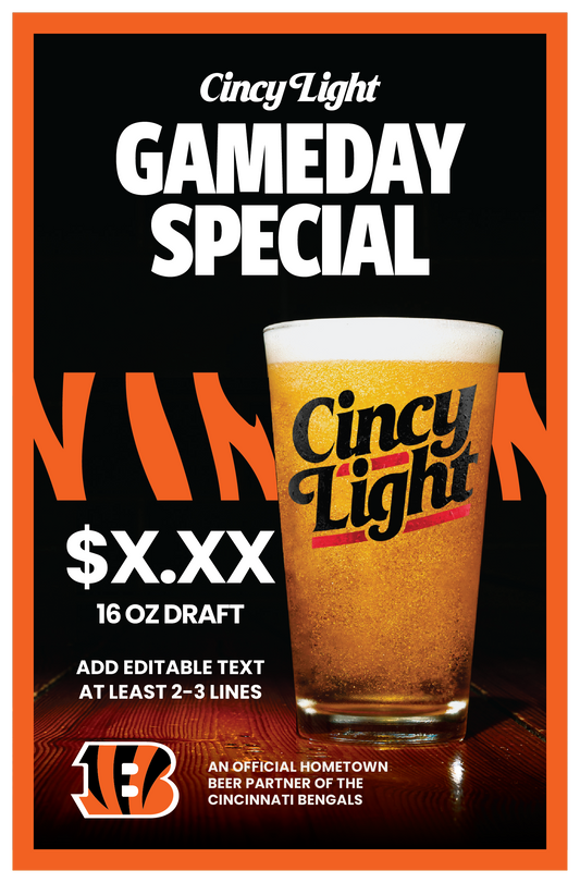 Posters - Cincy Light x Bengals