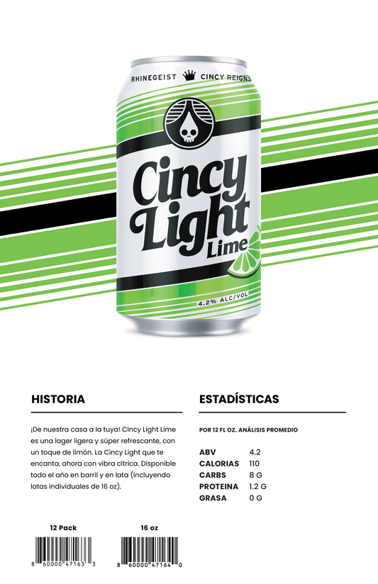 Sales Sheet - Cincy Light Lime
