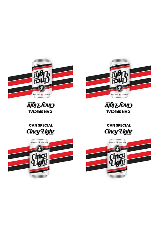 Signage - Table Tents - Cincy Light - Lager