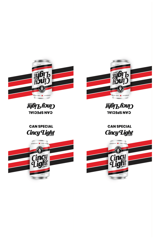 Signage - Table Tents - Cincy Light - Lager