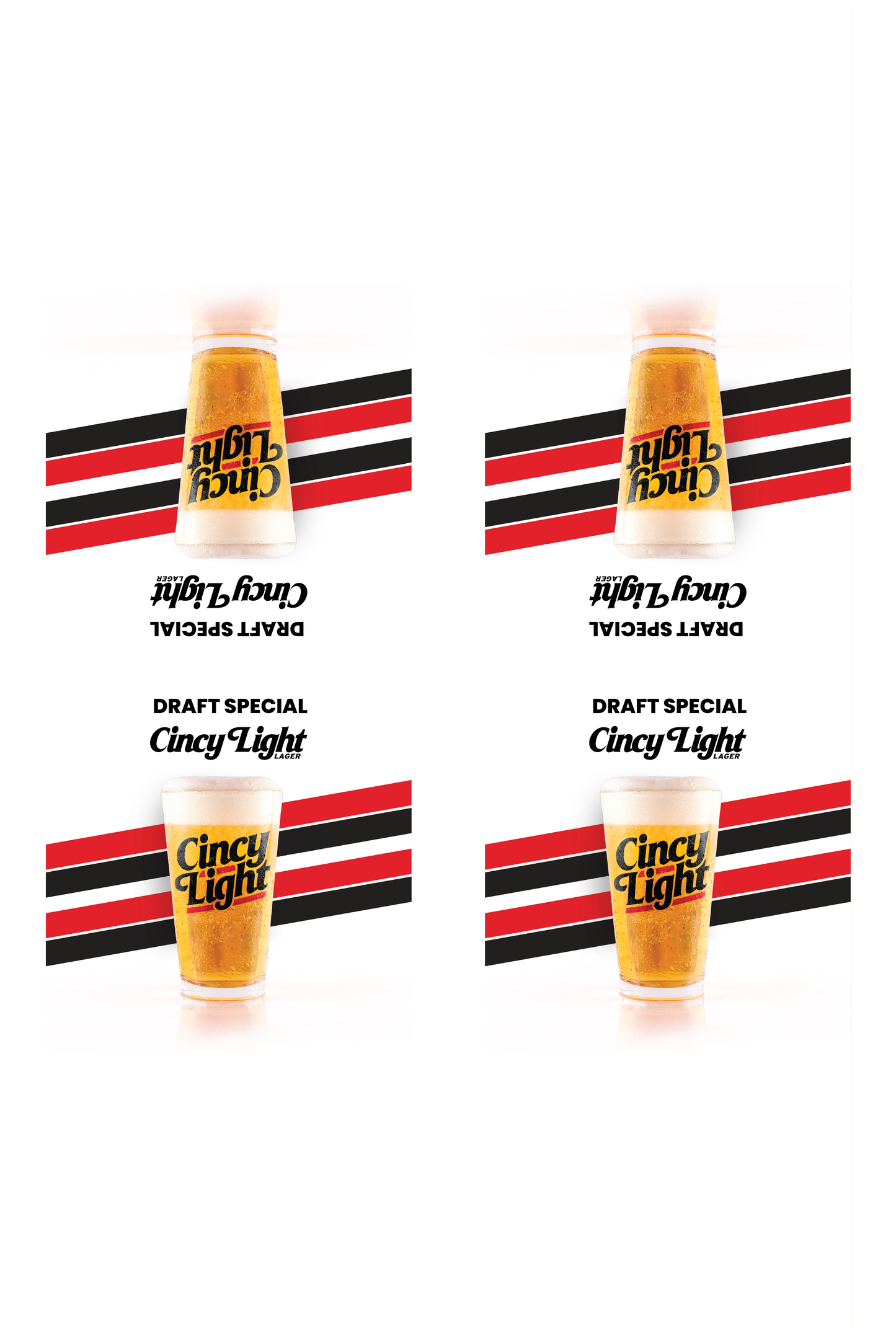 Signage - Table Tents - Cincy Light - Lager