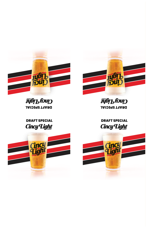 Signage - Table Tents - Cincy Light - Lager