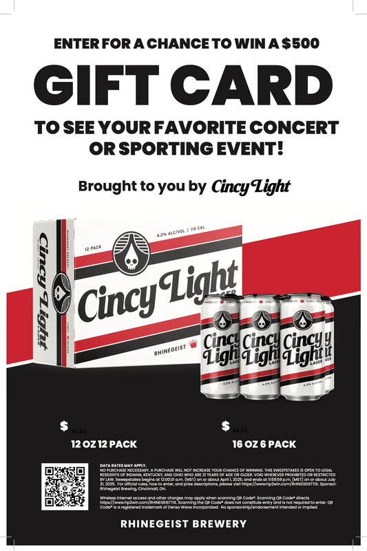 Posters - Gift Card Program - Cincy Light