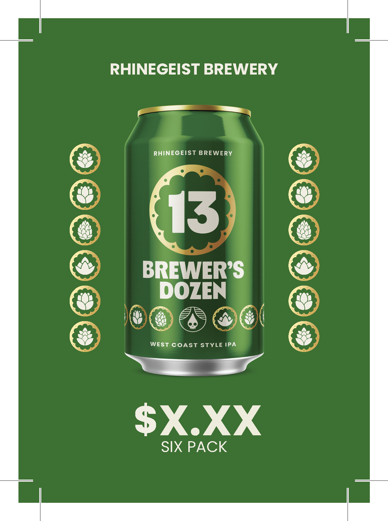 Cooler Sticker - Brewer's Dozen