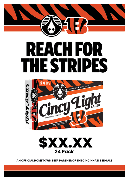 Cooler Sticker - Cincy Light x Bengals