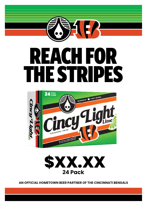 Cooler Sticker - Cincy Light x Bengals