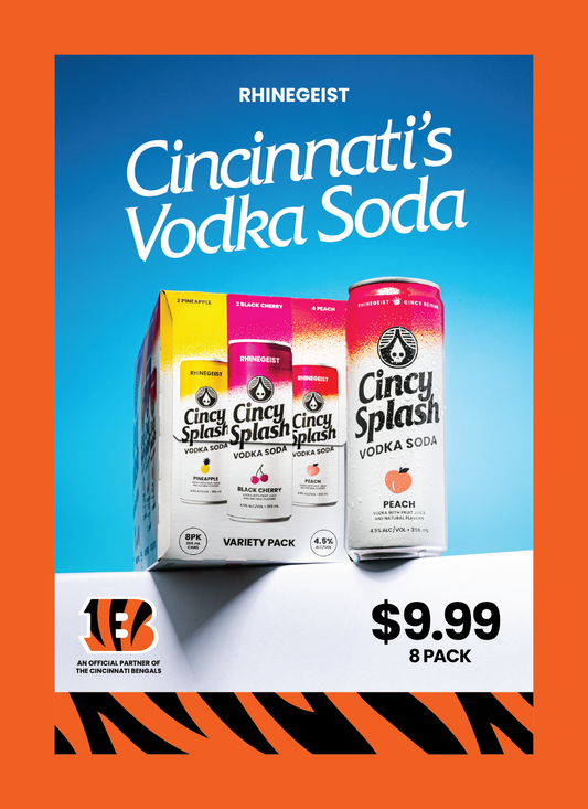 Cooler Sticker - Cincy Splash X Bengals