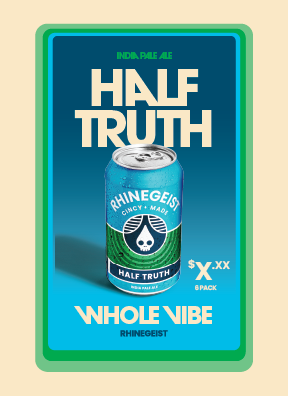 Cooler Sticker - Half Truth