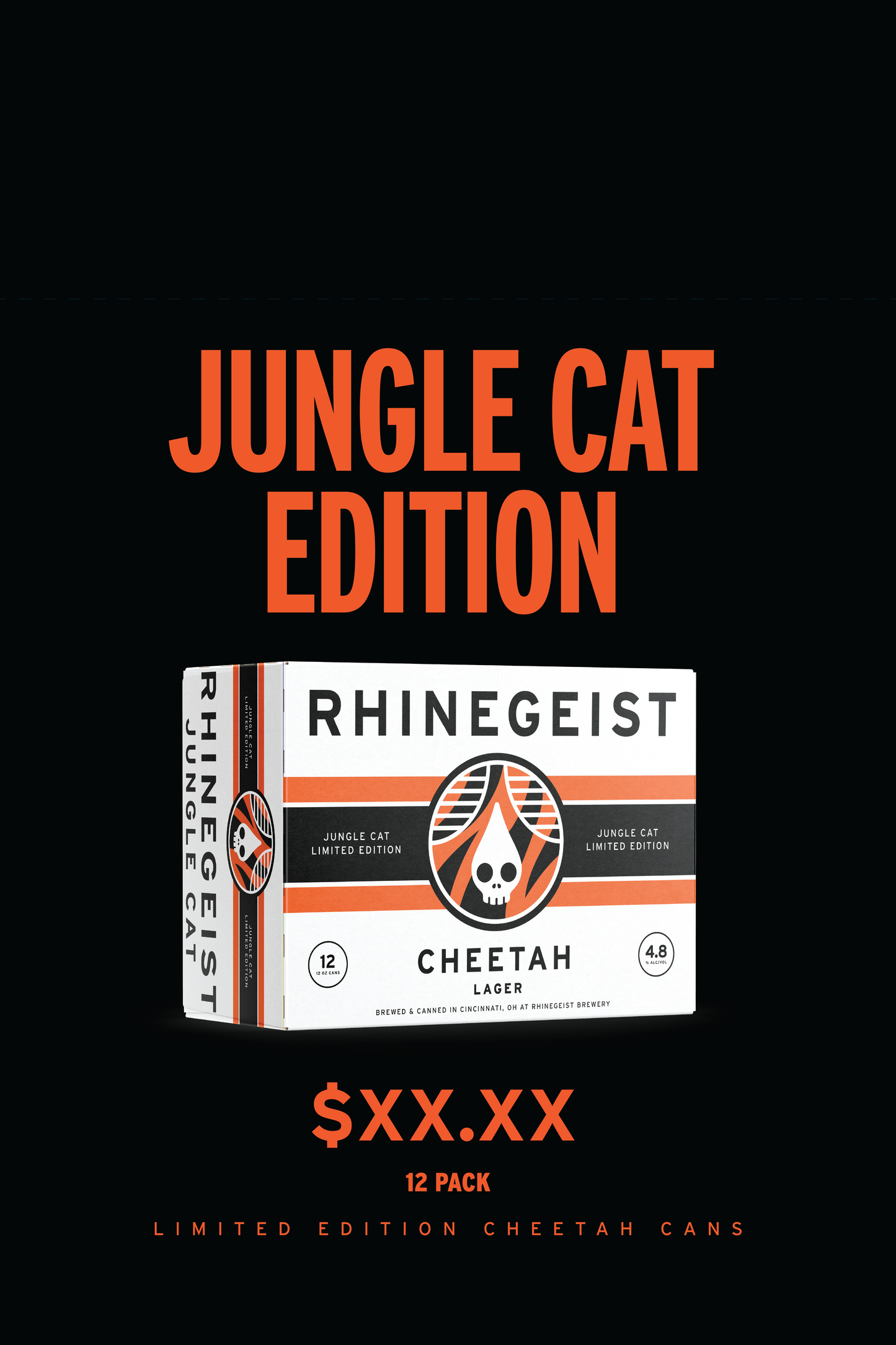 Posters - Case Card - Jungle Cat Edition ( Cheetah - Lager ) 6 + 12 pack