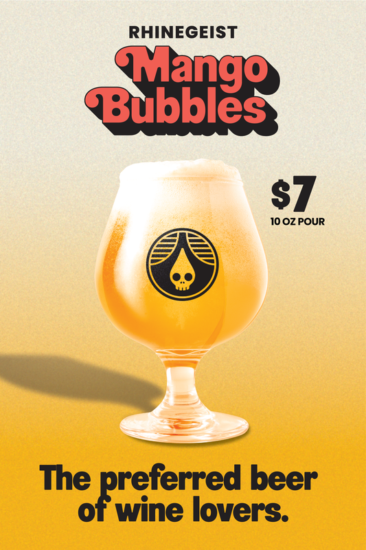 Posters - On Premise - Mango Bubbles - Beer for Wine Lovers