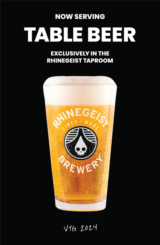 Poster - Now Serving - Table Beer