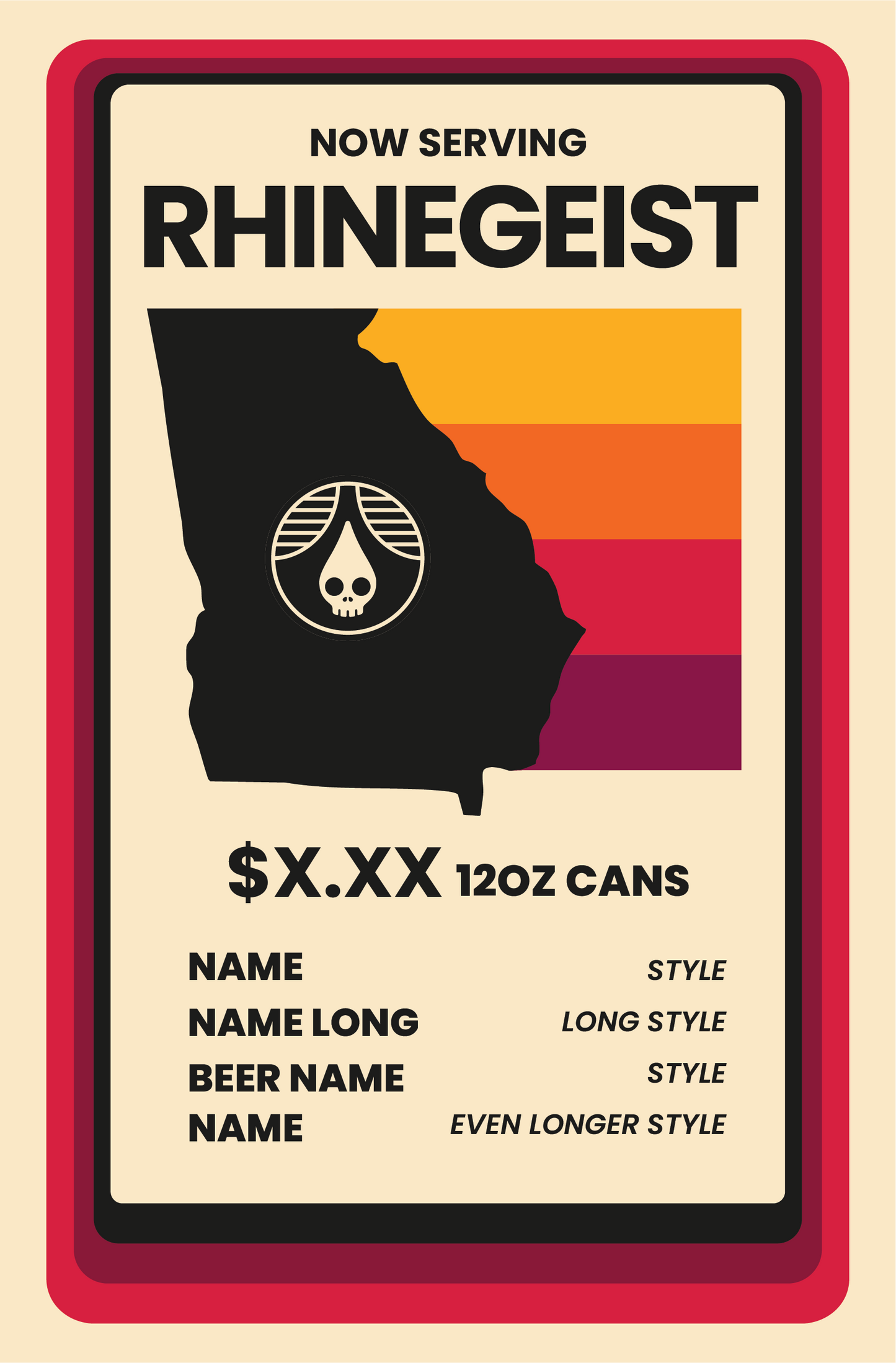 Posters - Now Serving - Georgia - Generic