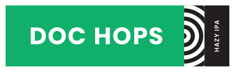 Tap Handle Stickers - Hop Box 12: Doc Hops
