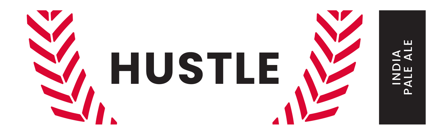 Tap Handle Stickers - Hustle - IPA