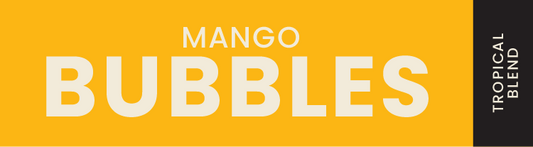 Tap Handle Stickers - Mango Bubbles - Tropical Blend