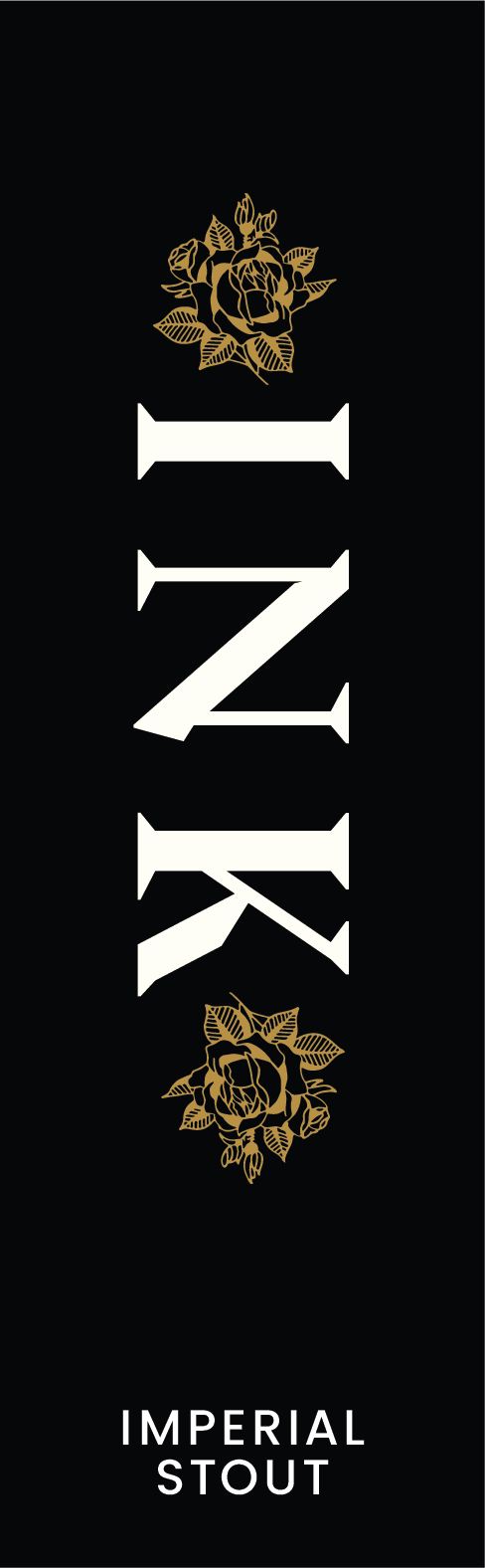 Tap Handle Stickers - Ink - Imperial Stout