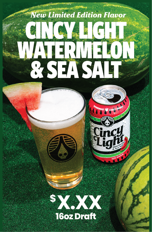 Posters - On Premise - Cincy Light Watermelon