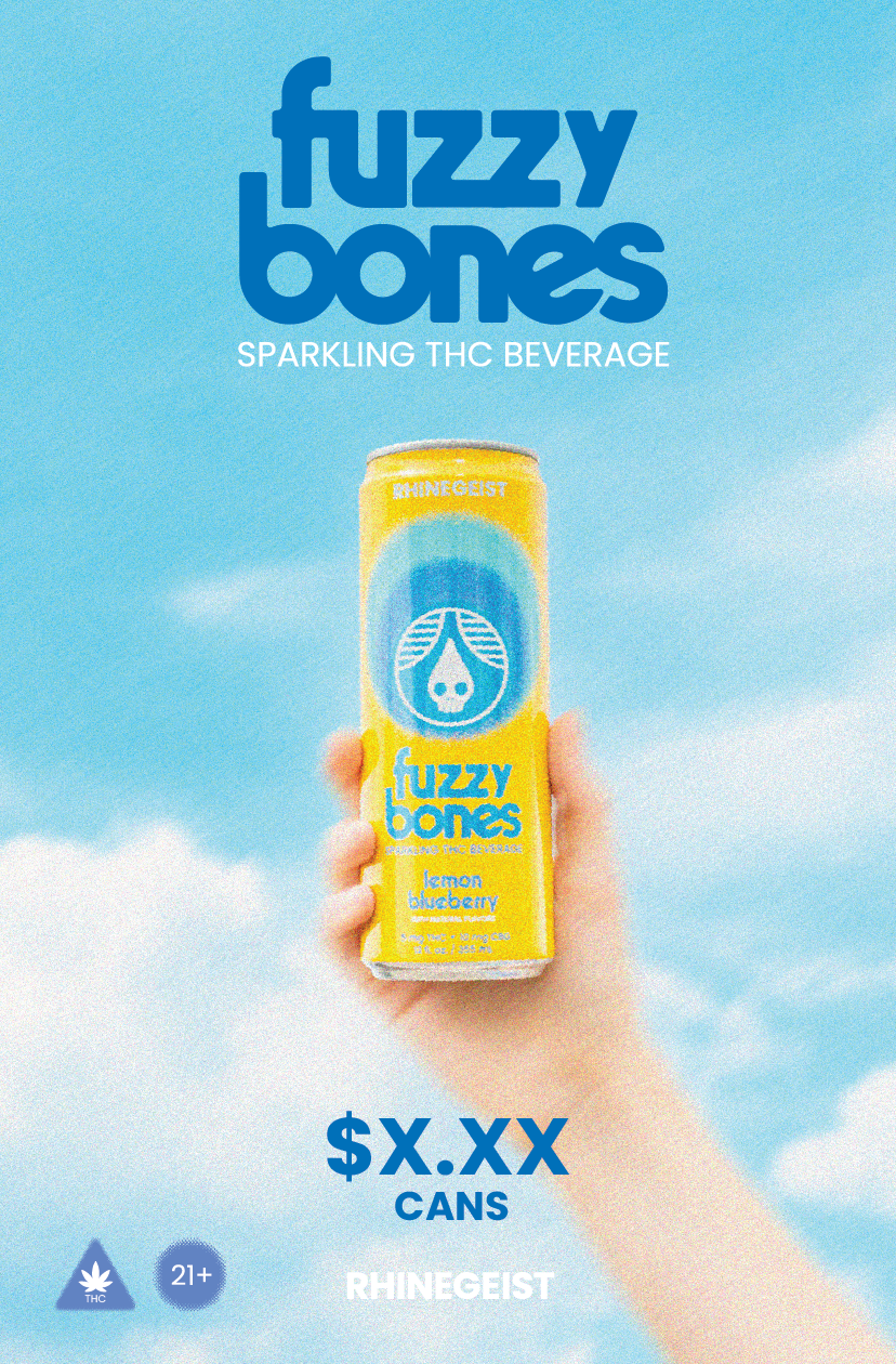 Posters - On Premise - Fuzzy Bones - Lemon Blueberry