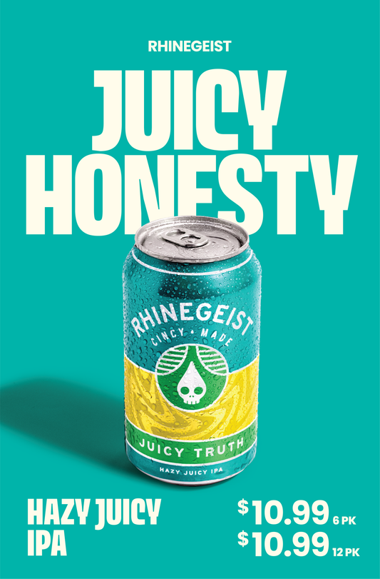 Posters - Pole Topper - 2025 Campaign Honest Hops - Juicy Truth