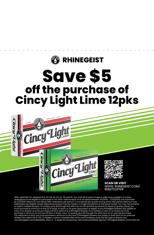 Posters - Rebate - Cincy Light Lime