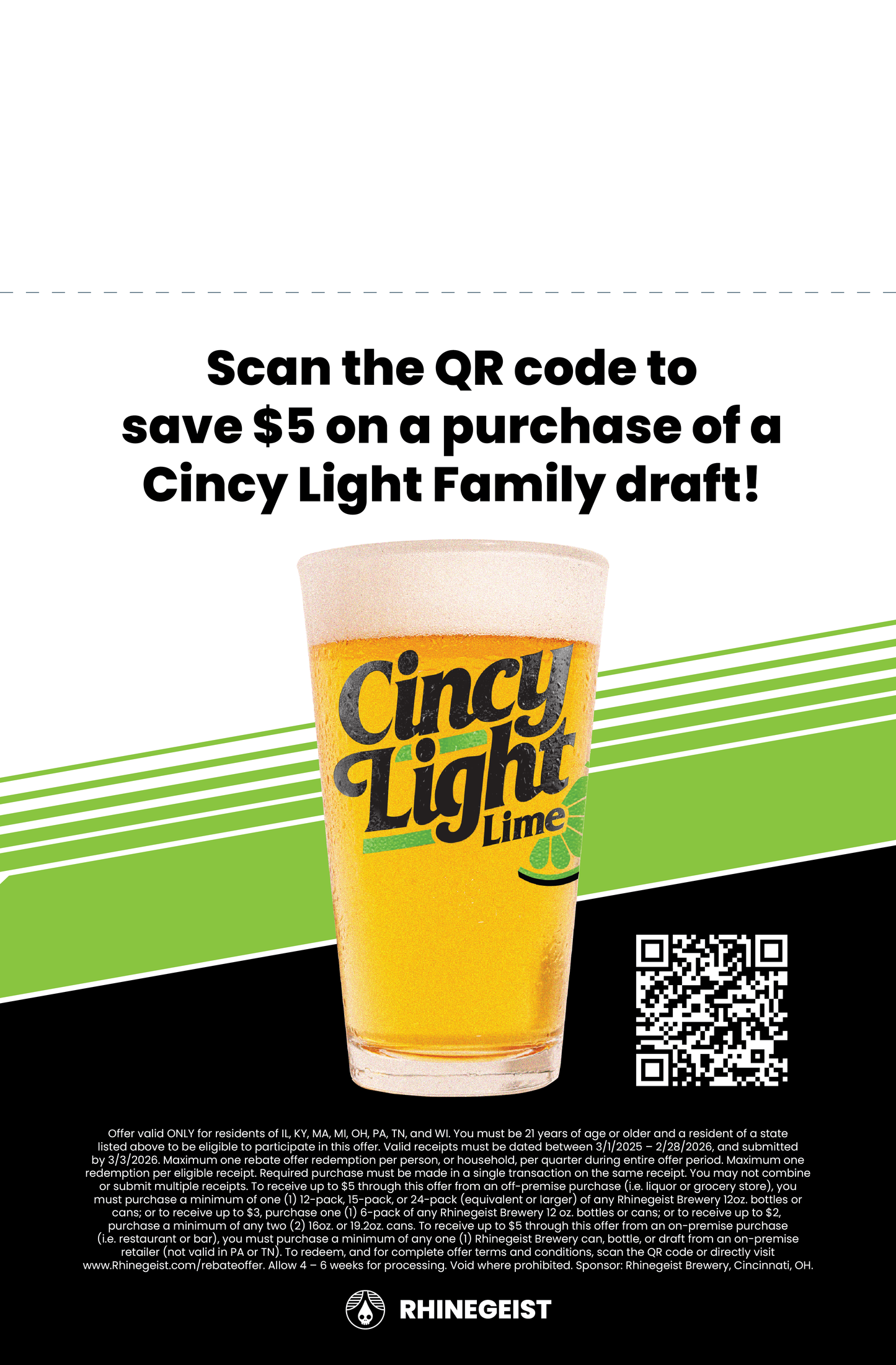 Posters - Rebate - Cincy Light Lime