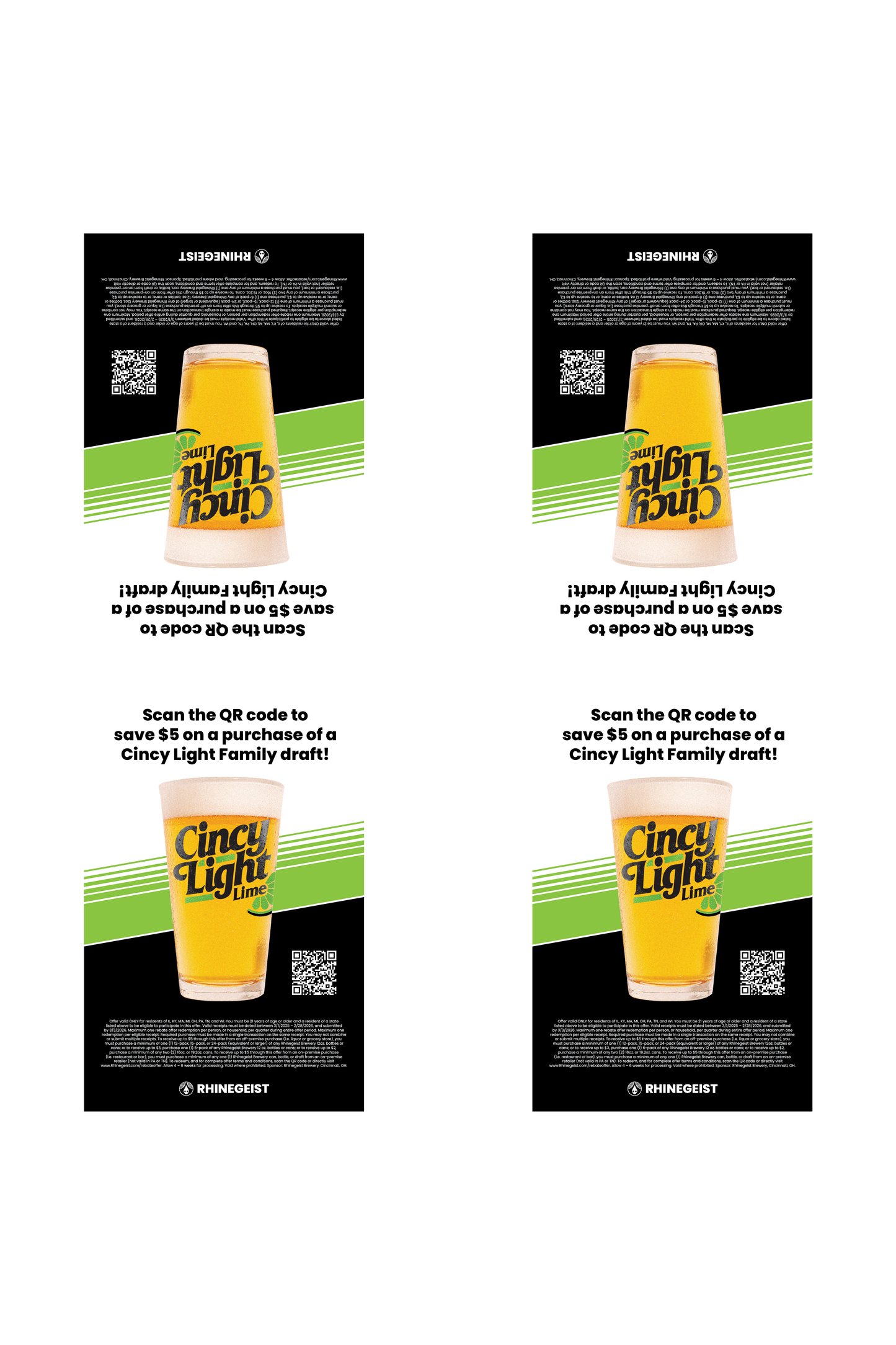 Posters - Rebate - Cincy Light Lime