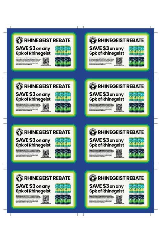 Posters - Rebate - Rhinegeist - 6 Pack