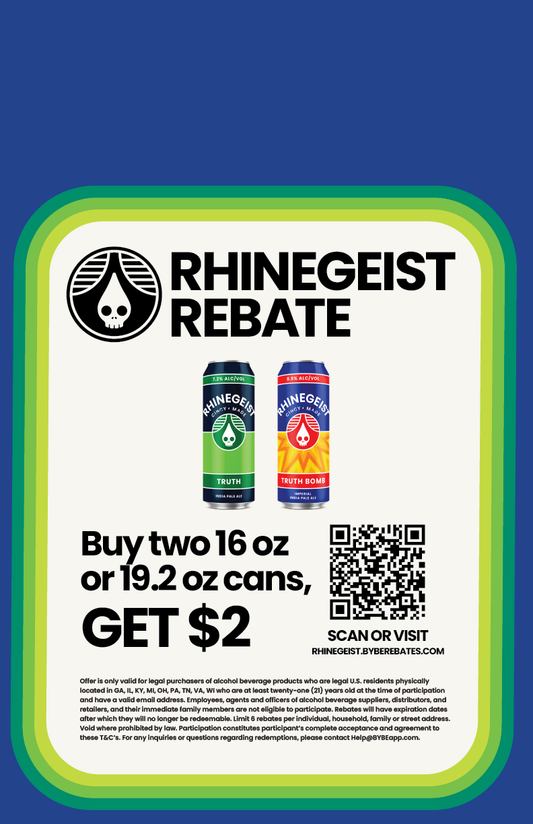 Posters - Rebate - Rhinegeist - 19.2oz