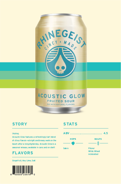 Sales Sheet - Acoustic Glow – Fruited Sour Ale with Natural Flavors