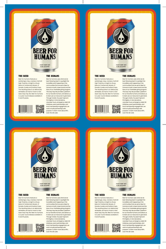 Sales Sheet - Beer for Humans - Easy Hop Ale