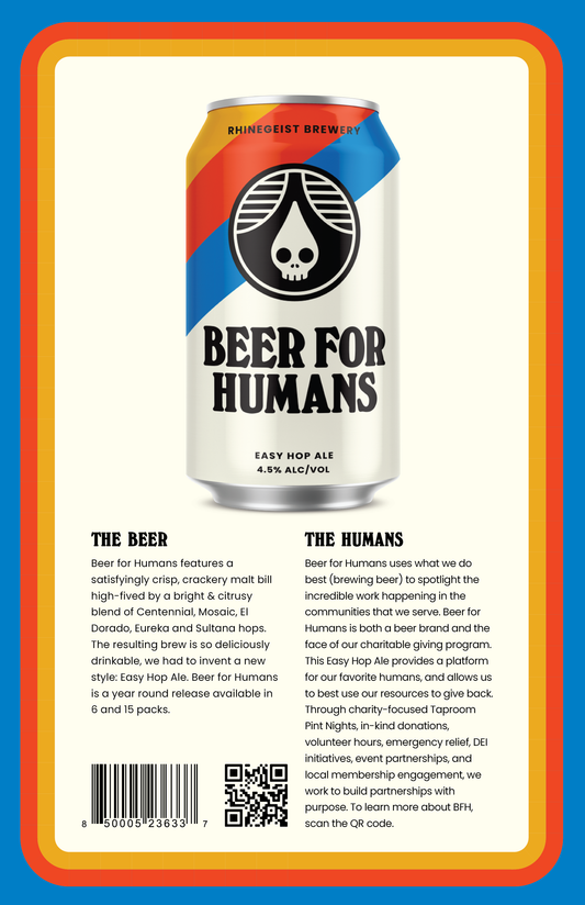 Sales Sheet - Beer for Humans - Easy Hop Ale