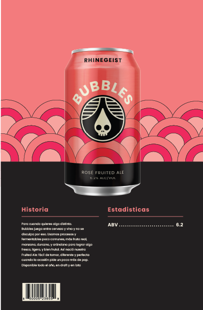 Sales Sheets - Bubbles - Rosé Fruited Ale