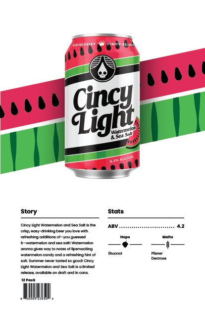 Sales Sheets - Cincy Light Watermelon