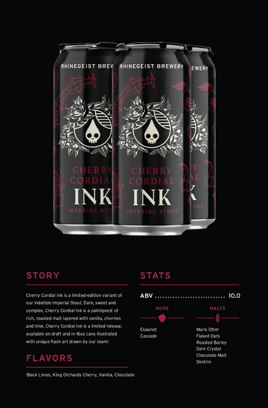 Sales Sheets - Cherry Cordial Ink - Imperial Stout