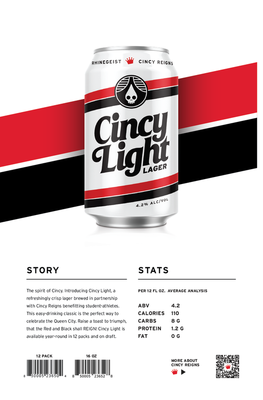 Sales Sheets - Cincy Light - Lager