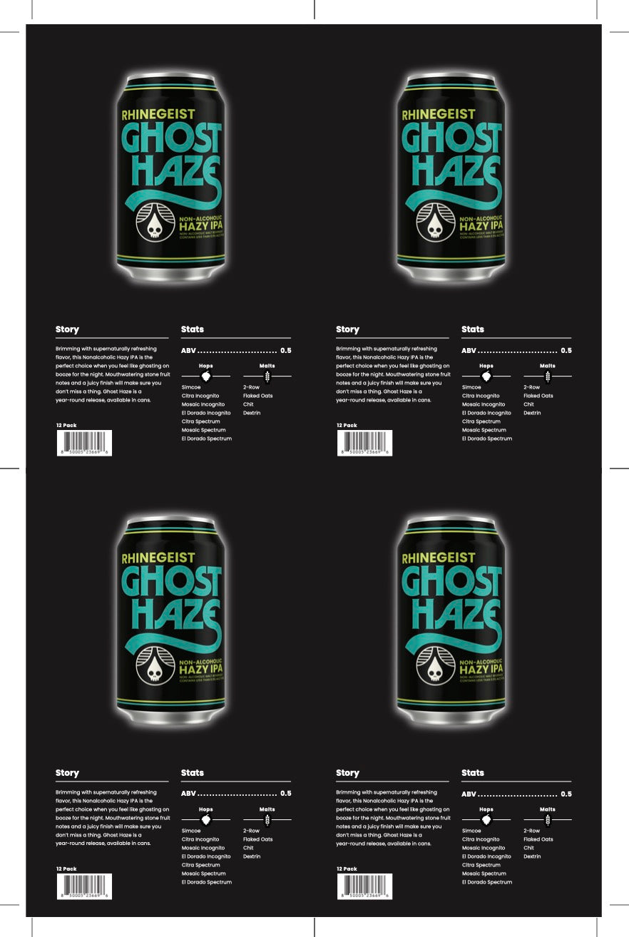 Sales Sheet - Ghost Haze