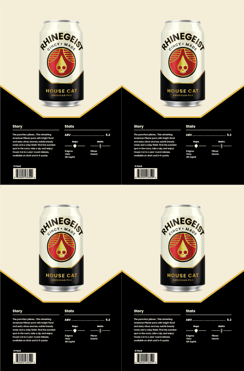 Sales Sheets - House Cat