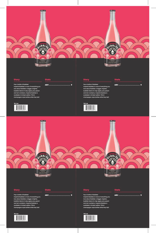 Sales Sheets - Imperial Bubbles