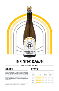 Sales Sheets - Infinite Dawn - Sour Blonde Ale 2019 & 2021