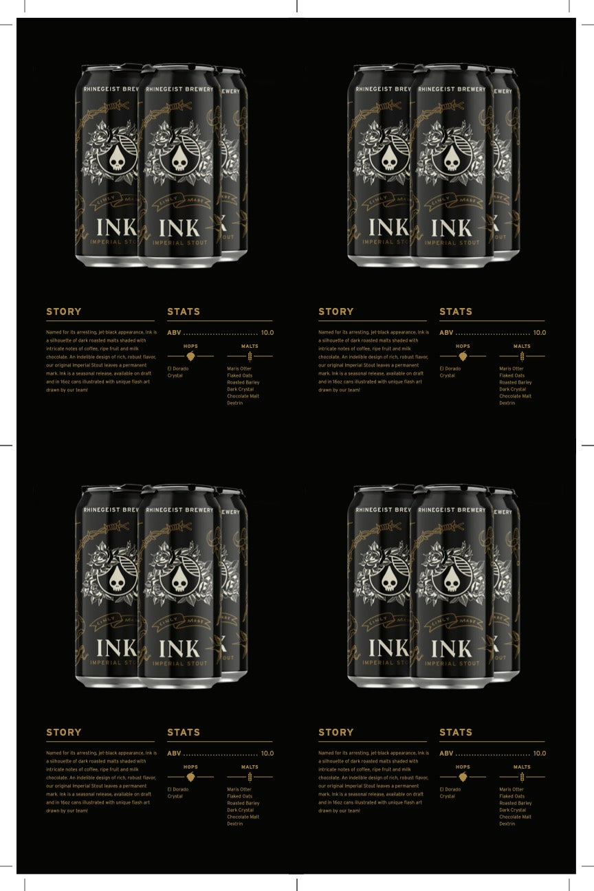 Sales Sheets - Ink - Imperial Stout