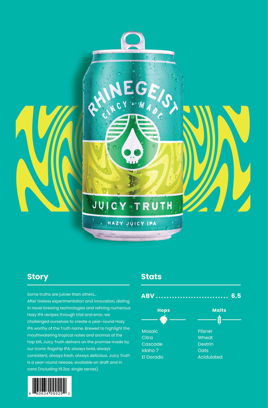 Sales Sheet -Juicy Truth - Hazy Juicy IPA