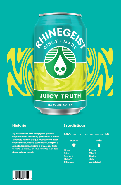 Sales Sheet - Juicy Truth - Hazy Juicy IPA