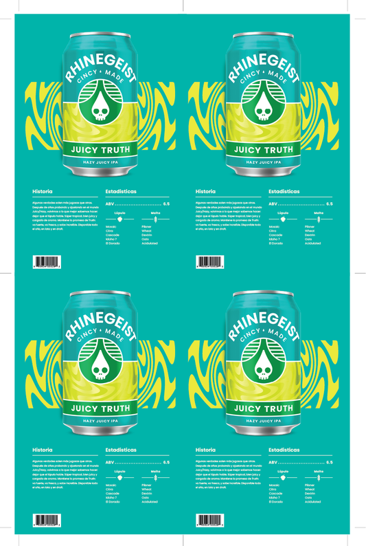 Sales Sheet - Juicy Truth - Hazy Juicy IPA