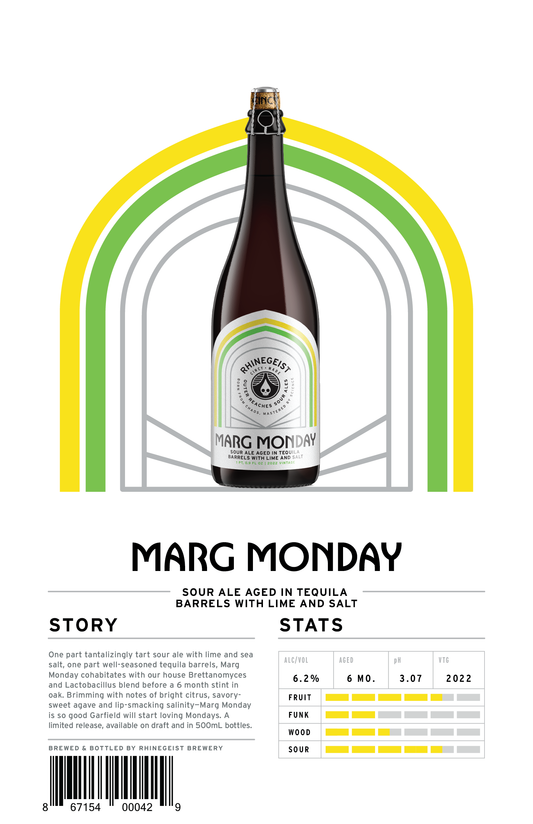Sales Sheets - Marg Monday - Sour Ale Aged in Tequila Barrels with Lime and Salt